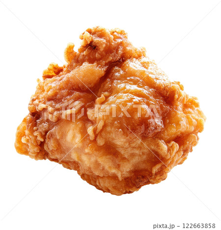 Mouthwatering Crispy Karaage Japanese Style Fried Chicken Dish Close Up 122663858
