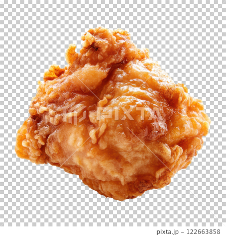 Mouthwatering Crispy Karaage Japanese Style Fried Chicken Dish Close Up 122663858