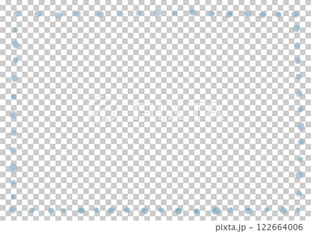 水彩風シンプルな四角いフレーム　枠 122664006