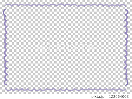 水彩風シンプルな四角いフレーム 枠 水彩風シンプルな四角いフレーム 枠 122664008