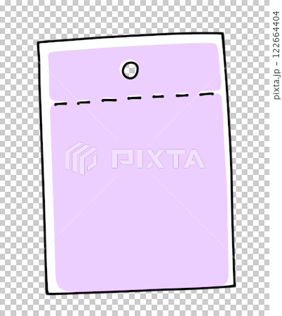 ゆるめシンプルなお菓子材料袋　ベタ塗り 122664404