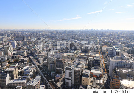 船堀タワーから東南東、千葉市幕張方向をみる 122666352