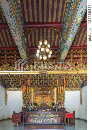 View of Phra Mae Bang Klao Statue inside the Buddhist temple of Wat Dhammakatanyu. 122666552