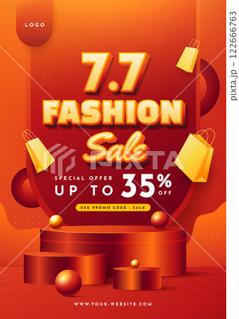 Mega Discount Fashion Sale Poster Eye catching design for trendy store promotions Mega Discount Fashion Sale Poster Eye catching design for trendy store promotions 122666763