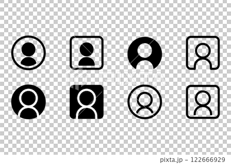 設定檔圖示插圖集 122666929