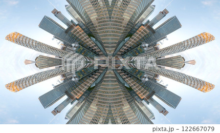 london skyline abstract tiny planet pattern london skyline abstract tiny planet pattern 122667079