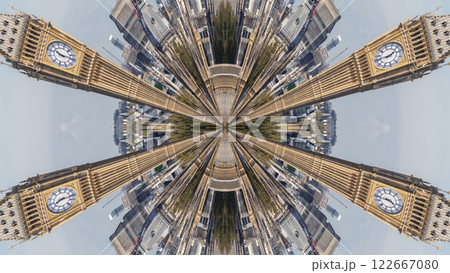 london skyline abstract mirrored pattern london skyline abstract mirrored pattern 122667080