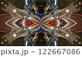 london skyline abstract mirrored pattern 122667086