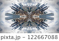 london skyline abstract tiny planet pattern 122667088