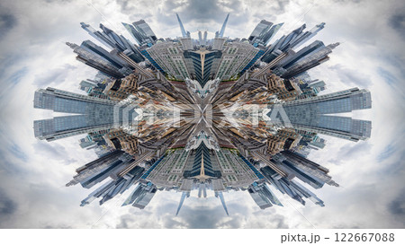 london skyline abstract tiny planet pattern london skyline abstract tiny planet pattern 122667088