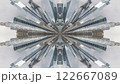 london skyline abstract tiny planet pattern 122667089