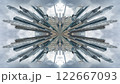 london skyline abstract tiny planet pattern 122667093