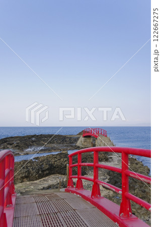津軽国定公園、袰月海岸の潮騒橋と渚橋 青森 津軽国定公園、袰月海岸の潮騒橋と渚橋 青森 122667275