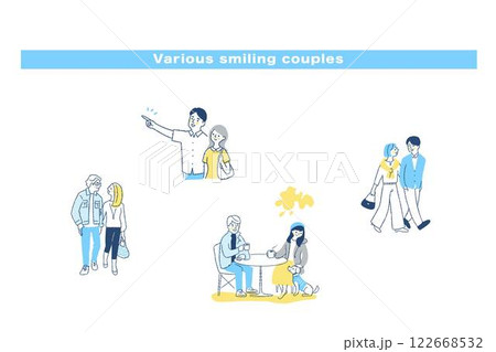さまざまなカップル4組 セット さまざまなカップル4組 セット 122668532