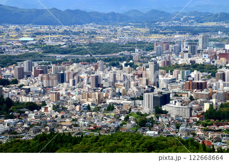 盛岡の市街地・岩山展望台（岩手県・盛岡市） 122668664