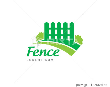 Fence logo symbol or icon template 122669146