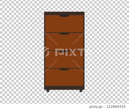 Metal red business working handle file organizer, drawer retro style office interior design 122669335