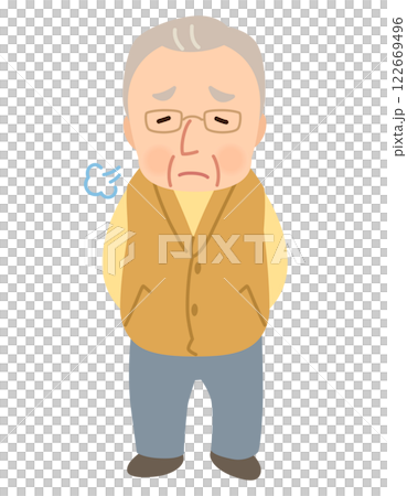 老人面部姿勢老年老人已故老人 122669496