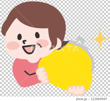 Senior woman holding a purse 122669897