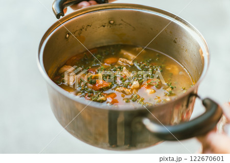 A flavorful Northern Thai soup 122670601