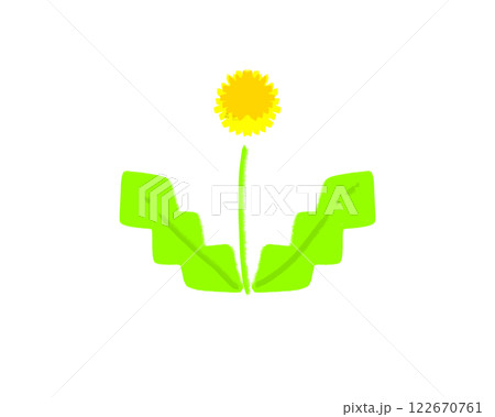 シンプルなたんぽぽ 122670761