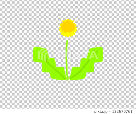 シンプルなたんぽぽ 122670761