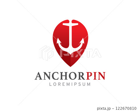 Anchor Point logo symbol or icon template Anchor Point logo symbol or icon template 122670810
