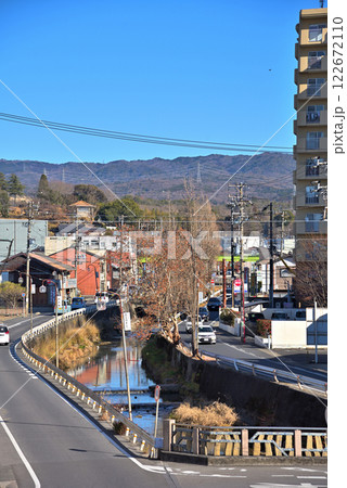 《愛知県》瀬戸川と瀬戸市の街並み 《愛知県》瀬戸川と瀬戸市の街並み 122672110