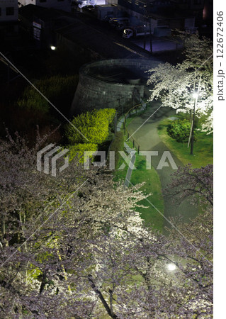 十和田官庁街夜桜満開（青森県十和田市） 122672406
