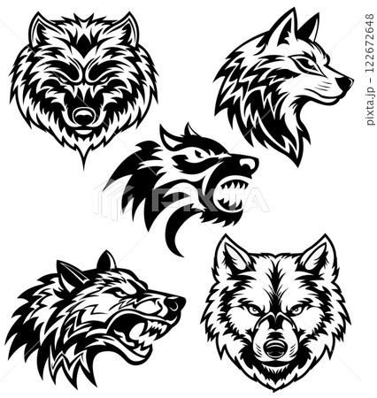 wolf logo creative and original for your business or company set logotype vector illustration wolf logo creative and original for your business or company set logotype vector illustration 122672648