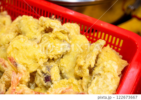 korean traditional street food. fried food 122673667