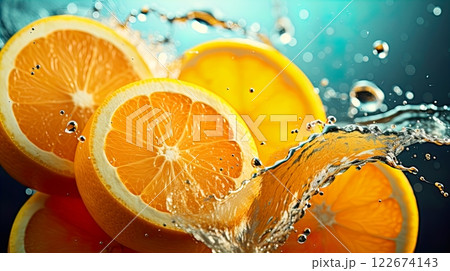Photo focus macro detailed Assorted exotic fruits  . generate Ai 122674143