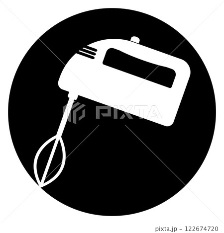 Hand mixer icon design. 122674720