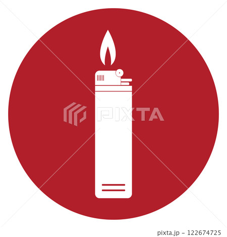 Gas Lighter icon vector design 122674725