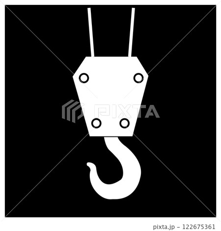 crane icon vector illustration 122675361