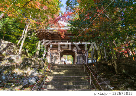 【第八十八番札所】秋の大窪寺　山門【四国八十八箇所】 122675813