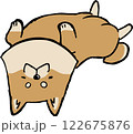柴犬仰向け 122675876