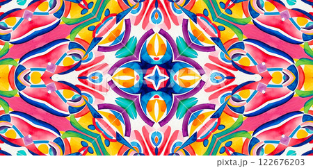 Kaleidoscopic background with bright abstract colorful pattern Kaleidoscopic background with bright abstract colorful pattern 122676203