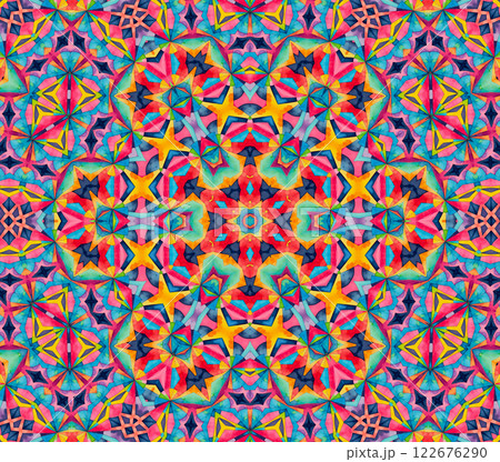 Bright multicolor background with abstract pattern 122676290
