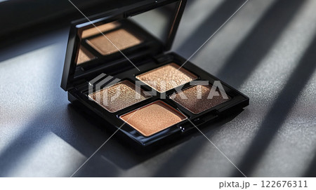 Detailed review of bare eyeshadow product with swatches and application tips 122676311