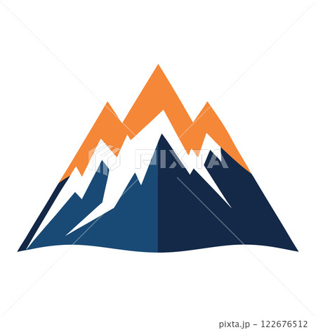 Minimalist Mountain Silhouette Vector Art Illustration for Outdoor and Eco Friendly Designs Minimalist Mountain Silhouette Vector Art Illustration for Outdoor and Eco Friendly Designs 122676512