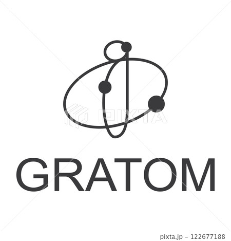 Letter g atom structure logo 122677188