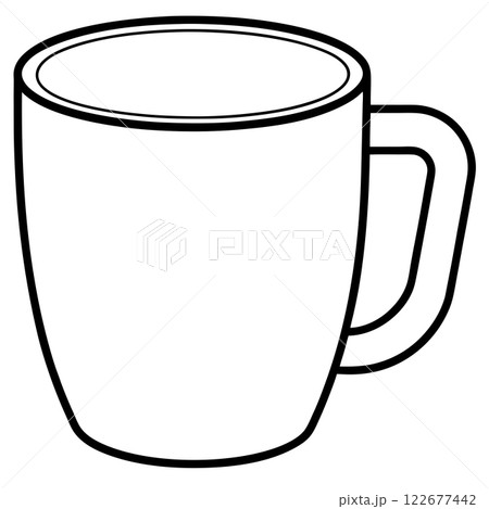 Coffee Mug Mockup Silhouette Vector Art for Branding, Product Mockups & Promotions Coffee Mug Mockup Silhouette Vector Art for Branding, Product Mockups & Promotions 122677442