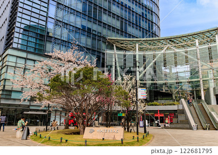 東京　千代田区 神田淡路町　ワテラスの桜 122681795