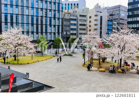 東京　千代田区 神田淡路町　ワテラスの桜 122681811