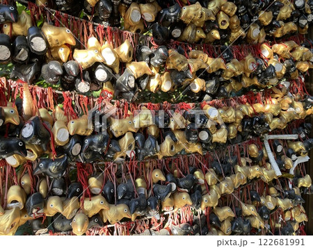 川越熊野神社の八咫烏おみぐじ 122681991