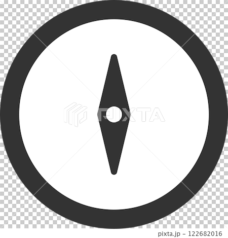 Compass monochrome vector illustration icon Compass monochrome vector illustration icon 122682016