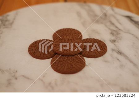 cookies on a table, shallow depth of field. cookies on a table, shallow depth of field. 122683224