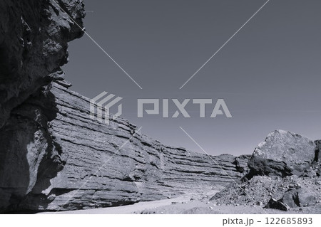 浸食と風食により形成された峡谷 122685893