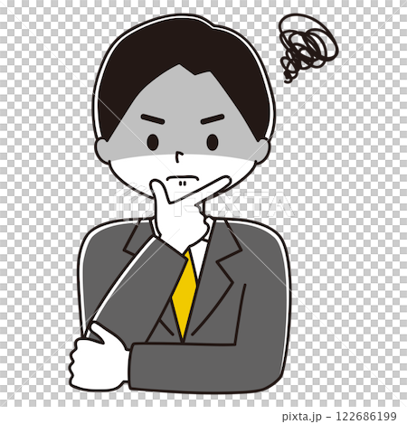 穿著西裝的男人擺姿勢的插圖 穿著西裝的男人擺姿勢的插圖 122686199